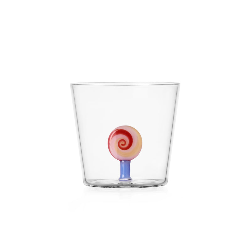 Glas mit Lolli