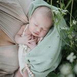Babydecke Grau Melange