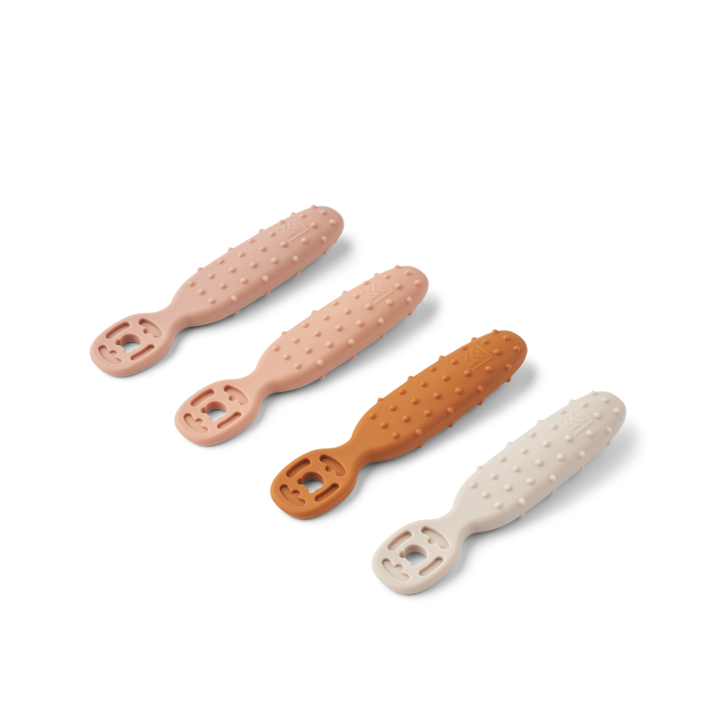 Baby Lernlöffel CAELIA 4-Pack Rose