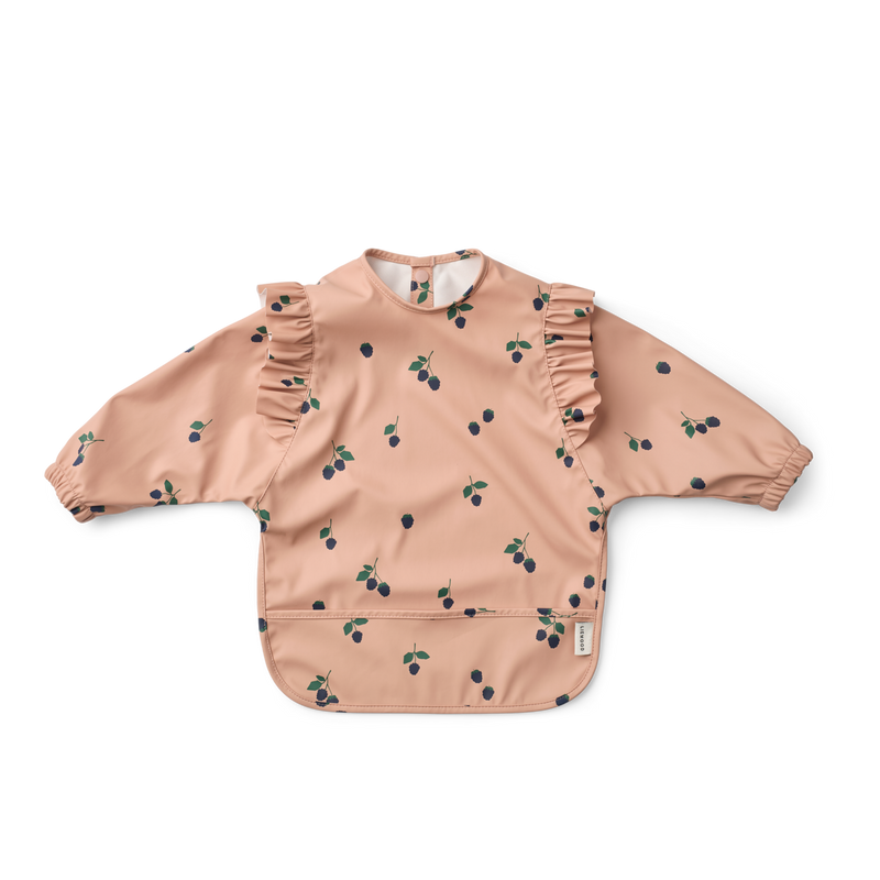 Cape Lätzchen - Merle Ruffle Berry/Pale