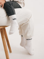 Socken MOMMY Weiß/Schwarz