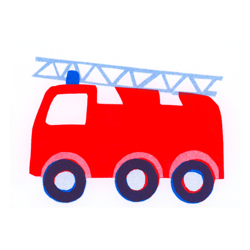 Postkarte Feuerwehr