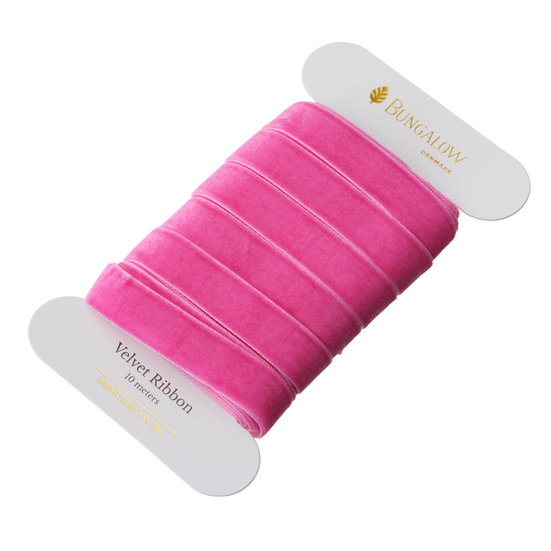 Ribbon Velvet 16mm Azalee