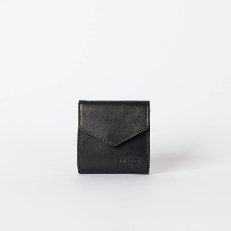 Geldtasche GEORGIES - schwarzes Leder