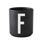 ABC Cups Schwarz - Design Letters