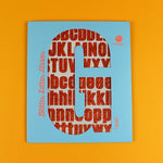 Glitter Letter Sticker Peach