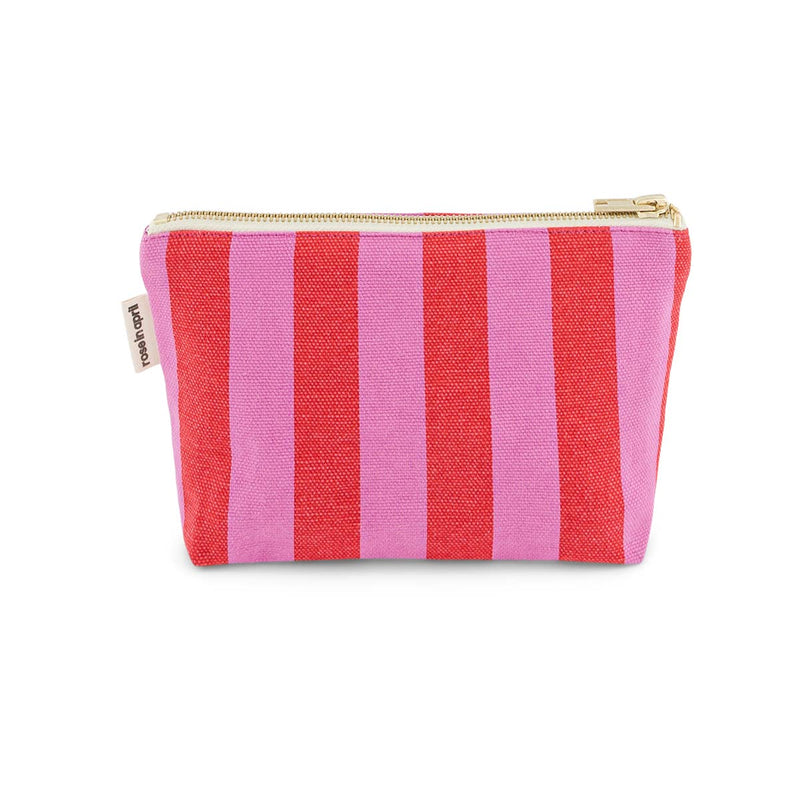 Kleine Kulturtasche -  Orchidee/Tomate