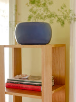 Blumentopf MARU blau/braun