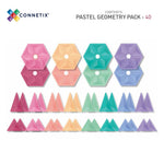 40 Piece Pastel Geometry Pack EU | Connetix