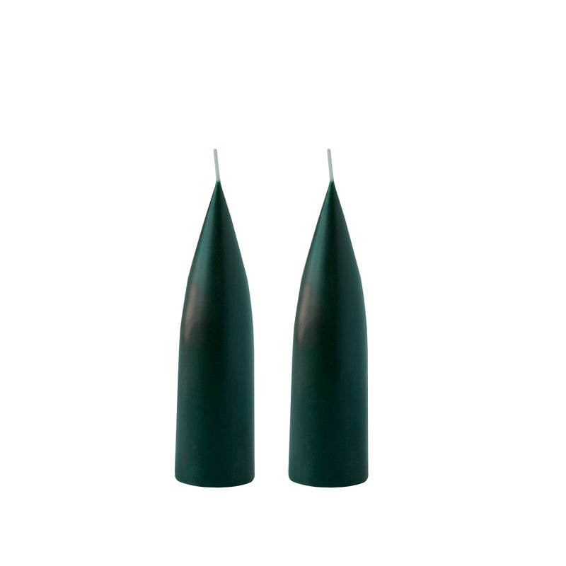 Kerze "Cone" 20 cm - Forest Green | 1 Stück