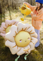 Folienballon BLUME hellbeige