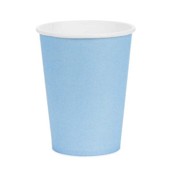 Pappbecher HELLBLAU 250 ml