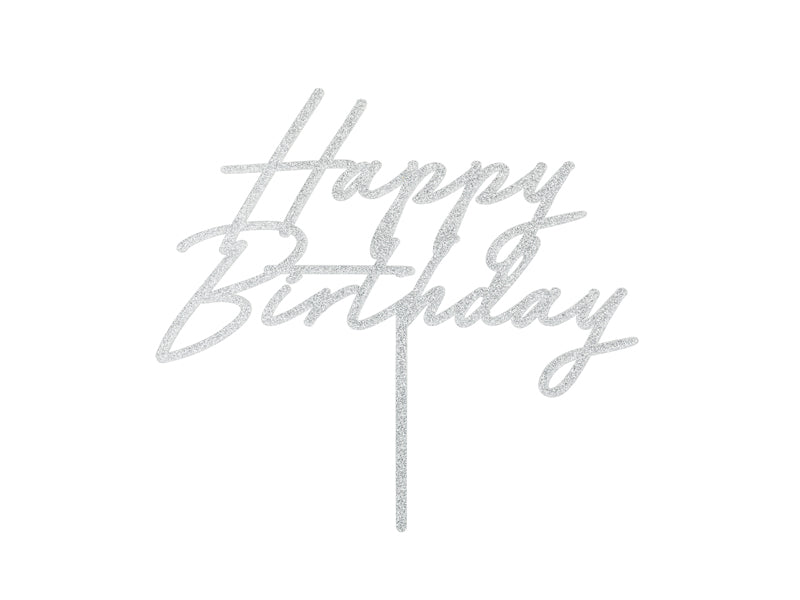 Happy Birthday CAKE TOPPER versch. Farben