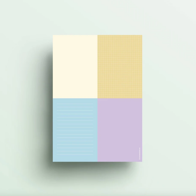 Notizblock COLOR BLOCK Pastell