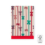 X-mas Geschenktüten - Bow Parade Beige - Red
