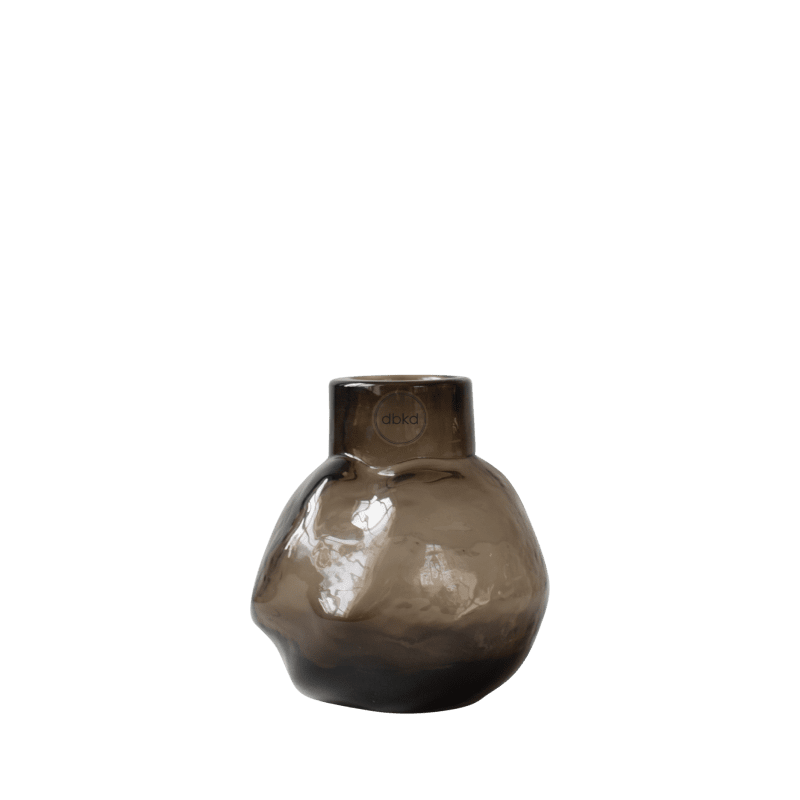 Mini Vase/Kerzenglas BUNCH - braun