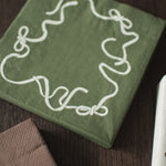 Servietten Bows Green