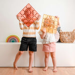 2 pc Base Plate Lemon & Peach Pack EU | Connetix