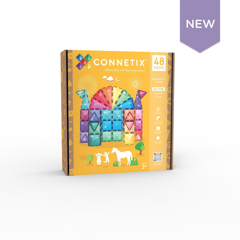 48 pc Glitter Castle Pack | Connetix