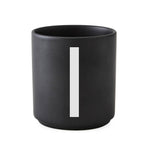 ABC Cups Schwarz - Design Letters