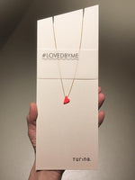 Necklace Heart Fluo Red | Turina Edition